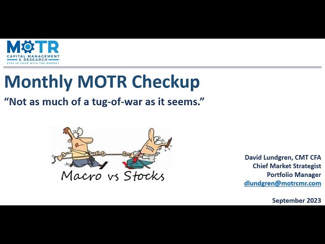 Monthly MOTR Check-Up (MMC): “Not as much of a tug-of-war as it seems”