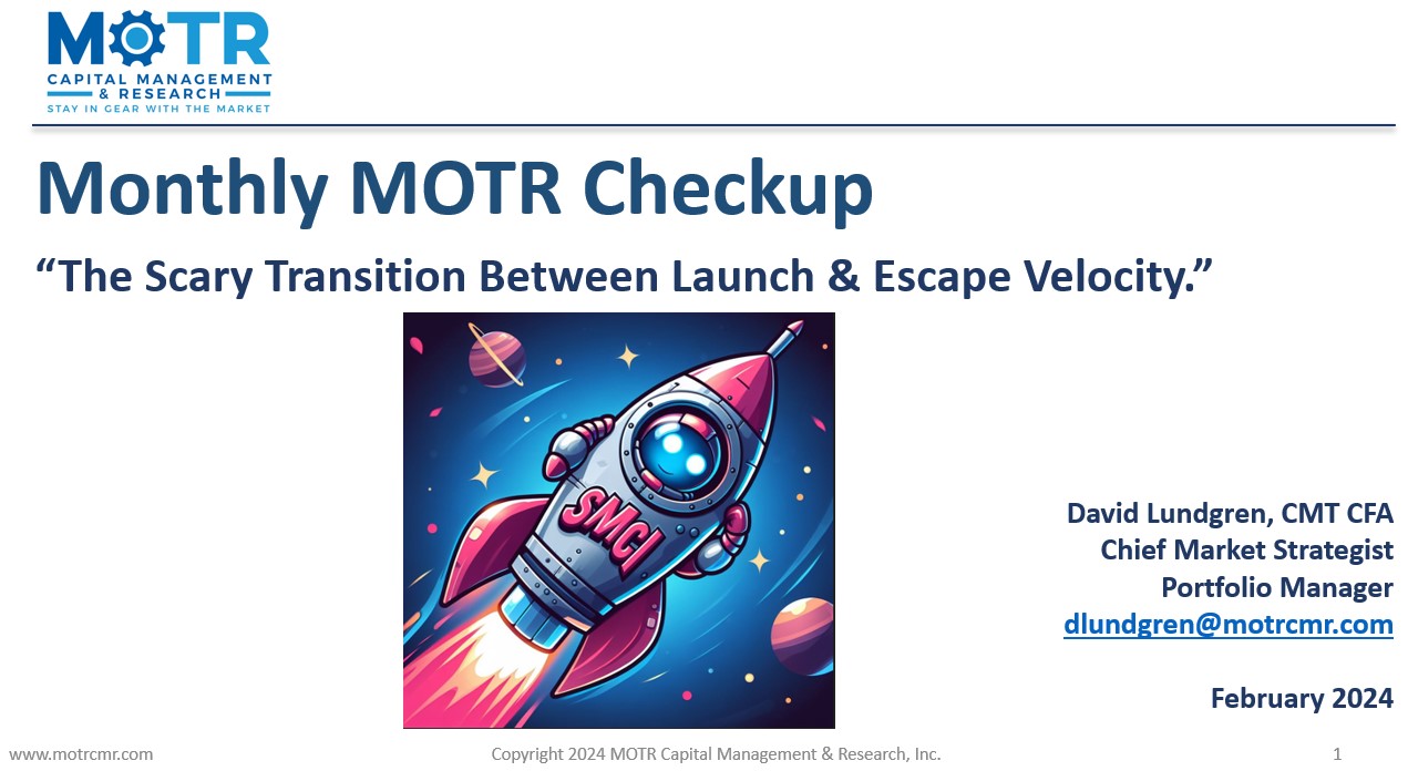 Monthly MOTR Checkup Video (MMC): “The Scary Transition Between Launch & Escape Velocity.”