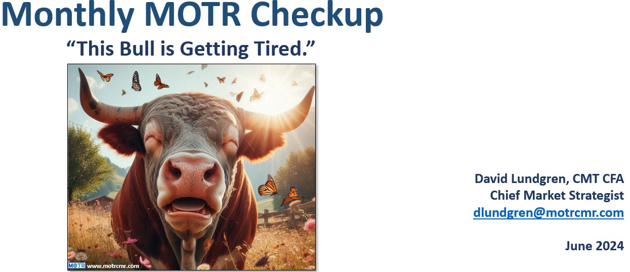 Monthly MOTR Checkup Video (MMC): “This Bull is Getting Tired.”